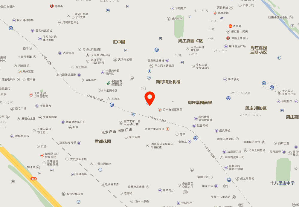 北京汇金中心位置地图